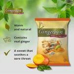 Imbieriniai kramtomieji saldainiai su medumi ir citrina 125g - Gingerbon