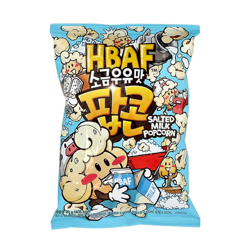 Kukurūzų Spragėsiai – Sūdyto Pieno Skonio 80g - HBAF