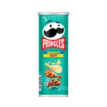 PRINGLES Caribbean aštrus vištienos skonis bulvių traškučiai 100g – Nongshim