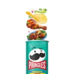 PRINGLES Caribbean aštrus vištienos skonis bulvių traškučiai 100g – Nongshim