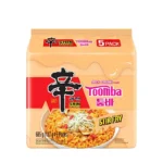 Greitai Paruošiami Makaronai Shin Ramyum- Toomba Aštrus Kreminis Skonis 685g(137g*5vnt) - Nongshim