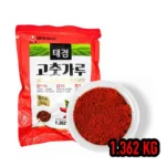 Raudonųjų pipirų milteliai su sėklomis 1.362 KG - Nongshim Taekyung