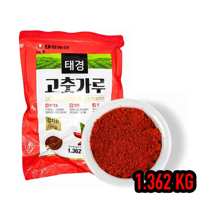 Raudonųjų pipirų milteliai su sėklomis 1.362 KG - Nongshim Taekyung