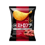 Koikeya Strong Bulvių Traškučiai - Saliamio ir stambiai maltais juodaisiais pipirais 52g - Koikeya