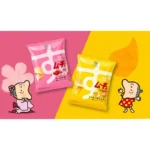 Bulvių traškučiai su „Suppa-Mucho“ su ume slyvų skoniu 55g - Koikeya