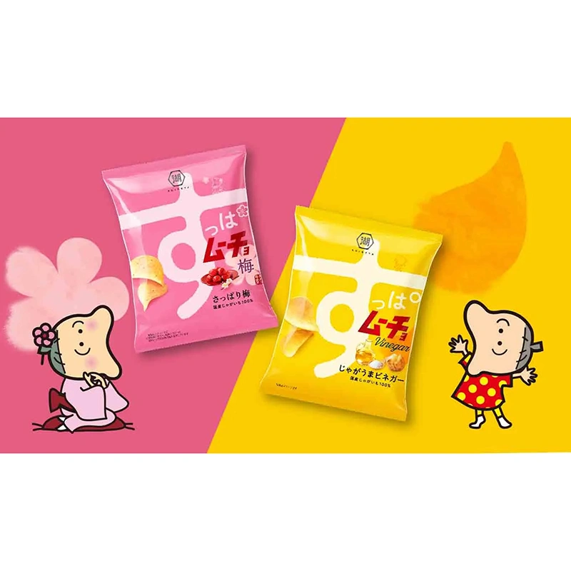 Bulvių traškučiai su „Suppa-Mucho“ su ume slyvų skoniu 55g - Koikeya - Image 3