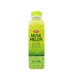 Melionų skonio gėrimas su tikrojo alavijo gabaliukais 500ml - OKF