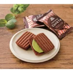 Dvigubi matcha sumuštiniai sausainiai, 1 dėžutė (8 vnt.) - Morinaga