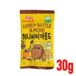 HONEY BUTTER skonio migdolų riešutai 30g - Nuts Holic