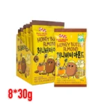 HONEY BUTTER skonio migdolų riešutai 240g (8vnt. *30g) - Nuts Holic