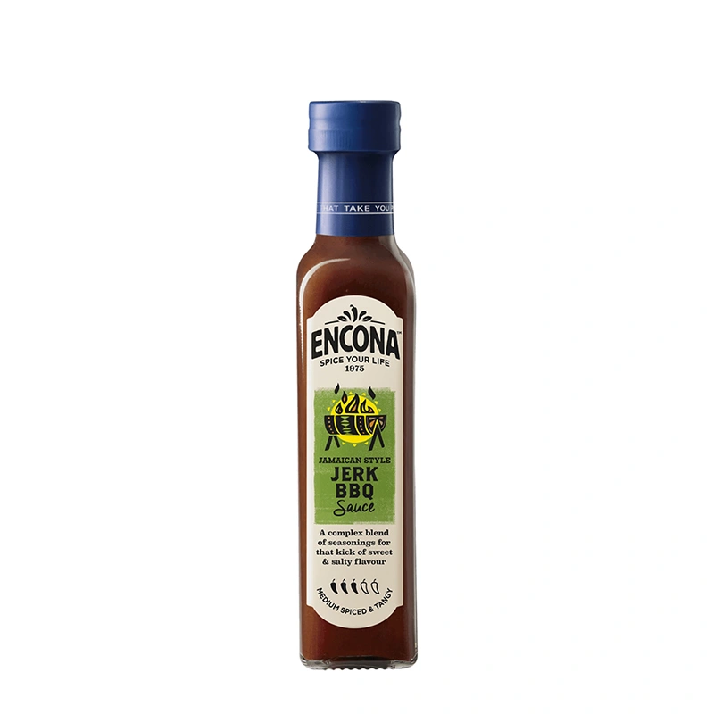 JAMAICAN JERK BBQ vidutinio aštrumo padažas 142ml - ENCONA