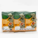 Traškūs jūros dumblių užkandžiai su sezamais, originalaus skonio 15g (3×5g) - Bibigo
