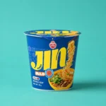 Greitai paruošiami makaronai Jin Ramen Mild - Švelniai aštrūs makaronai su daržovėmis 65g (indelyje) - Ottogi