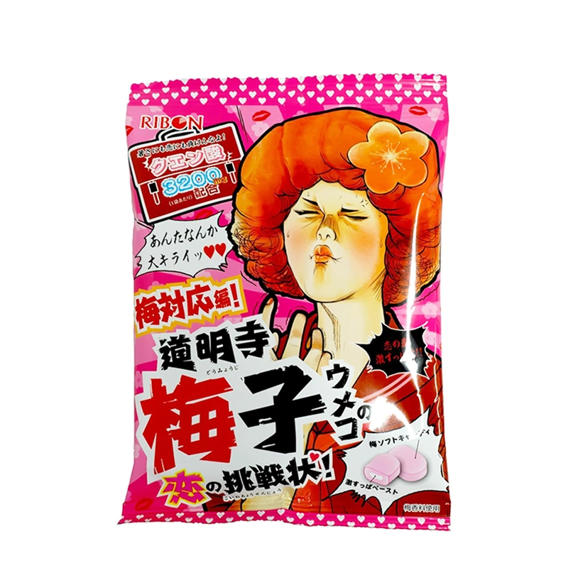 Dōmyoji Umeko Slyvų Skonio Minkšti Saldainiai 54g - Ribon Seika