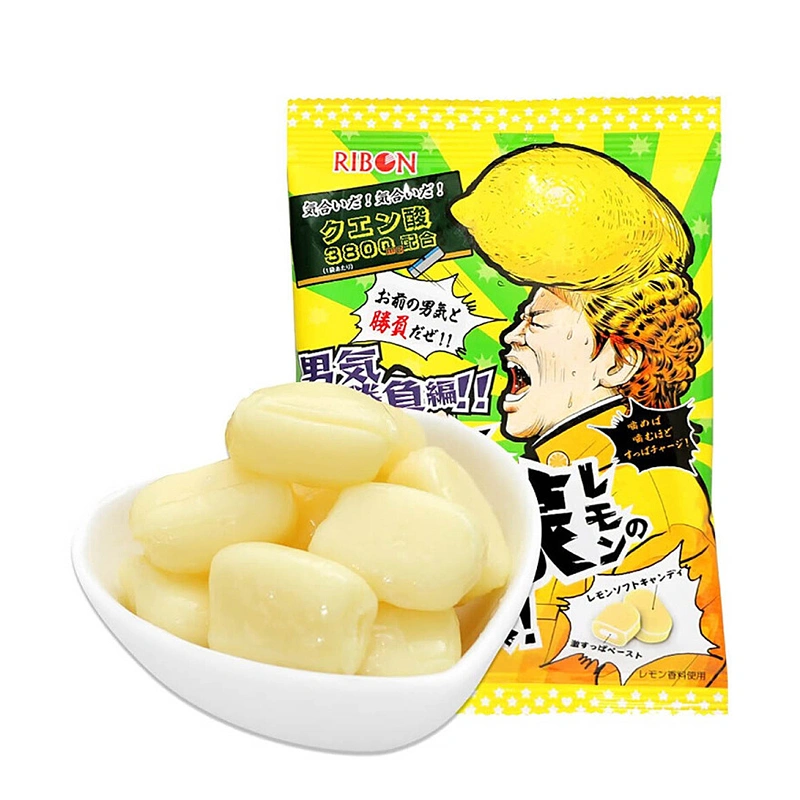 Saotome Citrinų Skonio Minkšti Saldainiai 54g - Ribon Seika