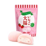 Braškių Skonio Daifuku Mochi (9 vnt.) 110g - Maruichi