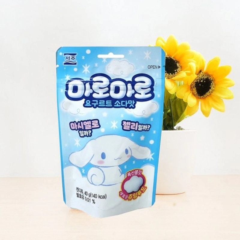 „Maromaro Cinnamoroll“ debesėlių formos jogurto ir gazuoto gėrimo skonio guminukai 40g - Seoju