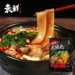 Saldžiųjų bulvių makaronai su aštriu Hot Pot sultiniu 266g - YuanXian