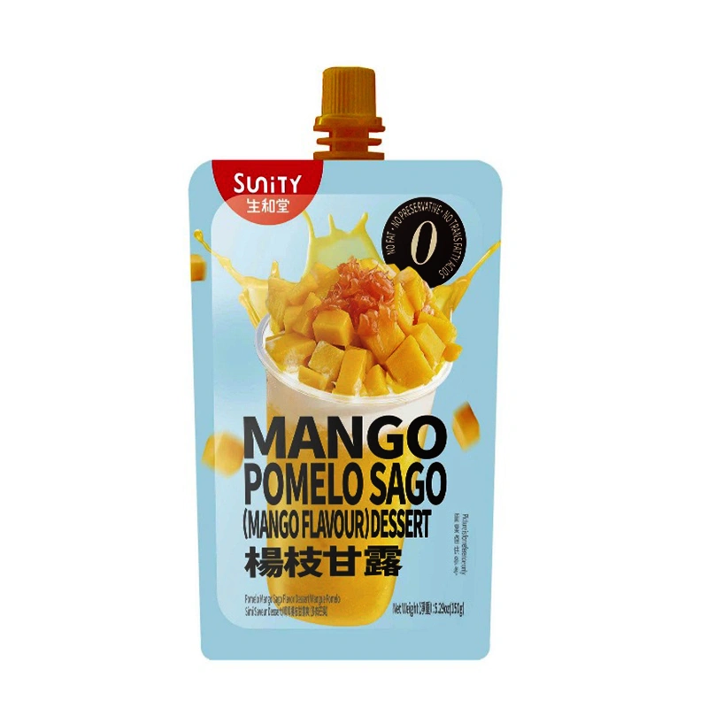 Mangų ir pomelų skonio desertinis gėrimas su sago perlais 150g - Sunity