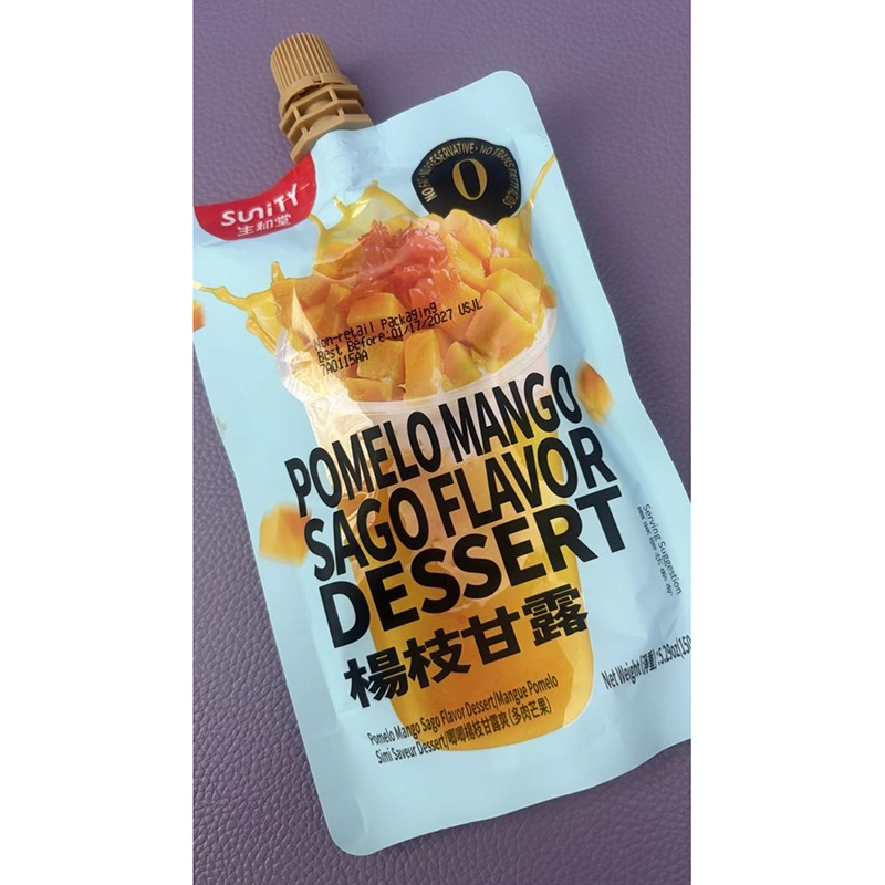Mangų ir pomelų skonio desertinis gėrimas su sago perlais 150g - Sunity - Image 3