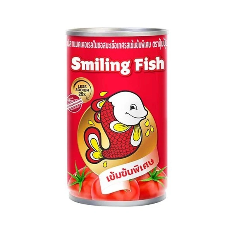 Keptos skumbrės aitriųjų paprikų padaže 155g - Smiling Fish