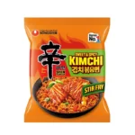 Greitai paruošiami „Shin Kimchi“ kepinti makaronai 685g(137g×5 vnt.) - Nongshim