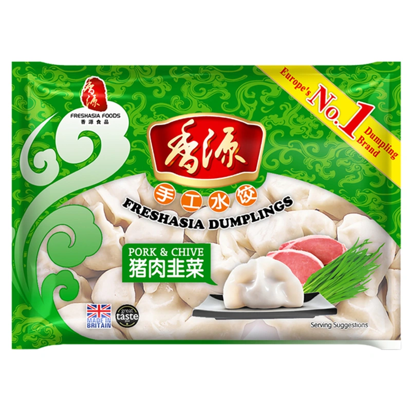 Kiniški Virtinukai su kiauliena ir laiškiniais česnakais 400g - Fresh Asian