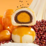 Pyragėliai su sūdytu kiaušinio tryniu ir raudonųjų pupelių įdaru 330g (6vnt.) - XuanMa