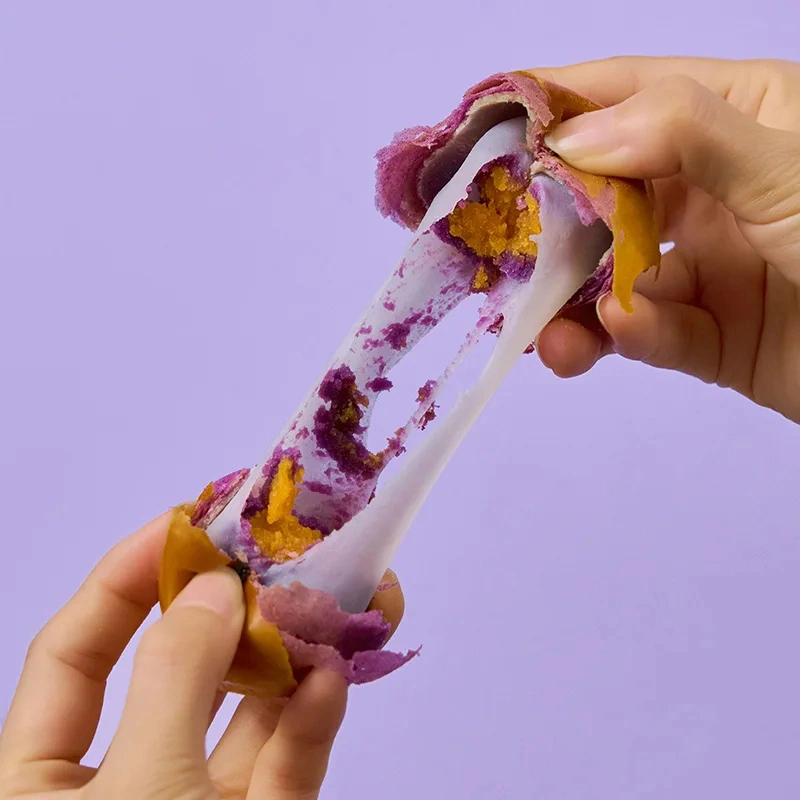 Pyragėliai su sūdytu kiaušinio tryniu ir violetinių batatų įdaru 330g (6vnt.) - XuanMa - Image 3