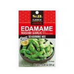 Edamame pupelių prieskonių mišinys su wasabi ir česnakais 24g - SB
