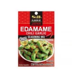 Edamame pupelių prieskonių mišinys su čili ir česnakais 25.2g - SB