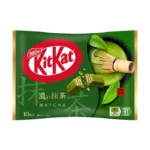Japoniški šokoladu dengti vafliai „KitKat Mini Double Matcha“ 113g - Nestle