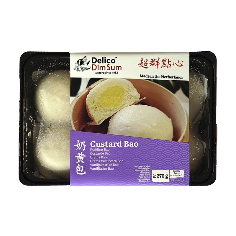 Bao bandelės su plikytu kremu 270g (6vnt.) - Delico